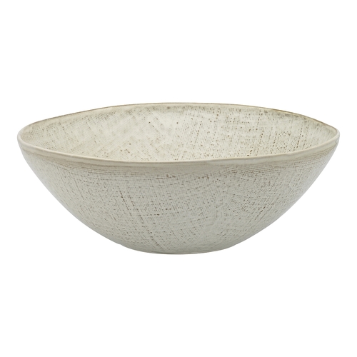 Ecology Dinnerware Stoneware Linen Salad Bowl 27.5cm Birch