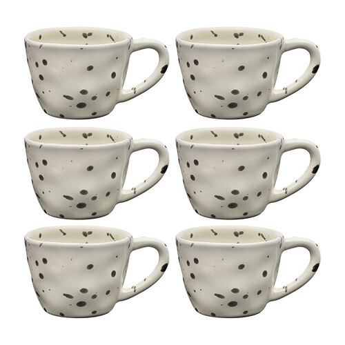 6PK Ecology Speckle 60ml Espresso Coffee Drinks Cup - Polka