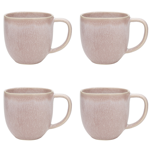 4PK Ecology Dwell Stoneware Drinking Mug - Dewberry 340ml