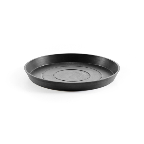 Ecopots Plant Pot Saucer Round 36.5 Dark Grey 36.5x3.5cm