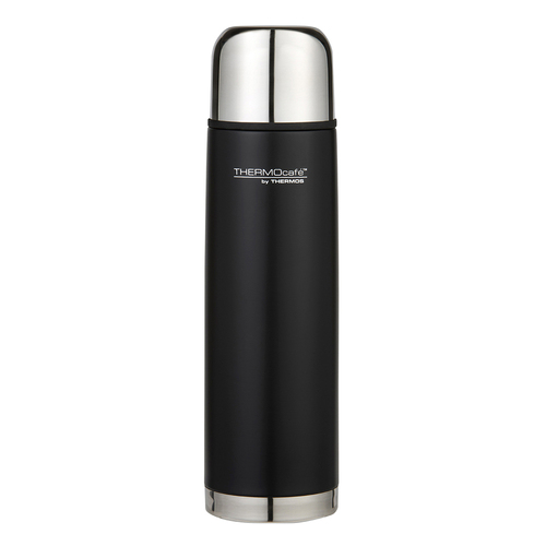 THERMOcafe Vacuum Insulated Slimline Flask Matte Black 1L