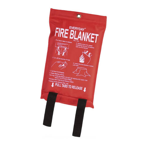 Everyday Fire Blanket 1m x 1m Essential Survival Safety