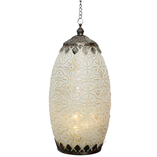 LVD Lantern LED Tall Decorative Lighting Home Decor White