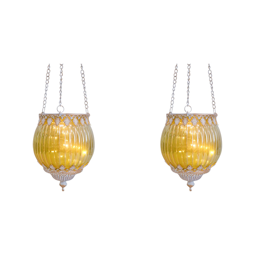 2PK LVD Hanging LED Classic Decorative Lantern Lighting 15cm Home Decor