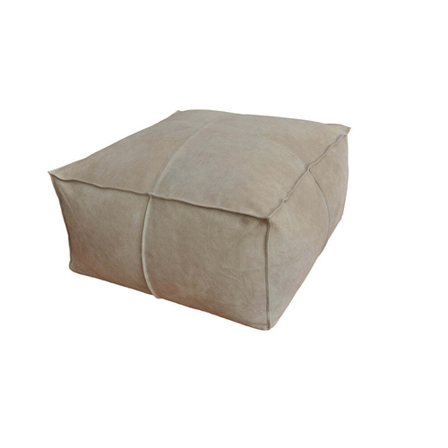 Auskin The Willow Filled Ottoman Square 50x50cm - Light Beige