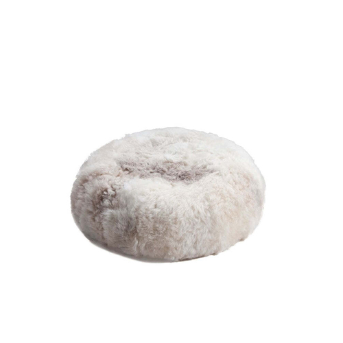 Auskin The Icelandic Sheepskin Ottoman 60x60cm Natural