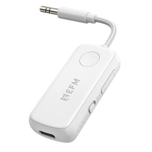 EFM Bluetooth Audio Adapter Mobile Phone Accessory - White