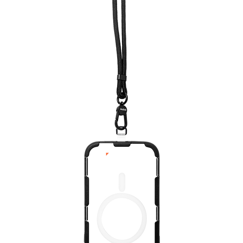 EFM Universal Lanyard Mobile Strap Phone Accessory - Solid Black