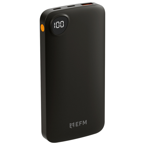 EFM Essential 10000mAh Power Bank Digital Display Universal - Black