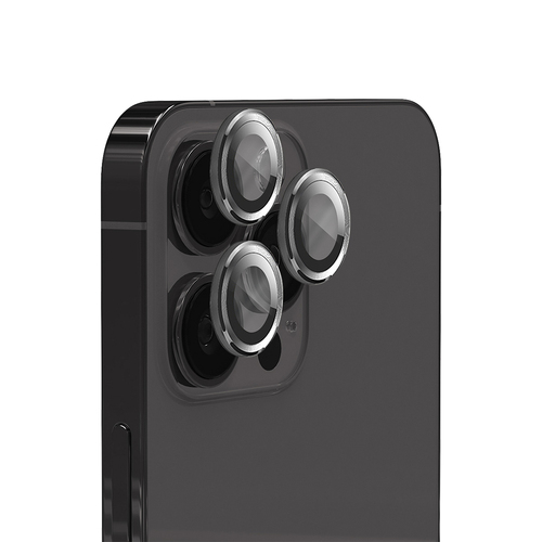 EFM Glass Camera Lens Armour For iPhone 16 Pro Carbon