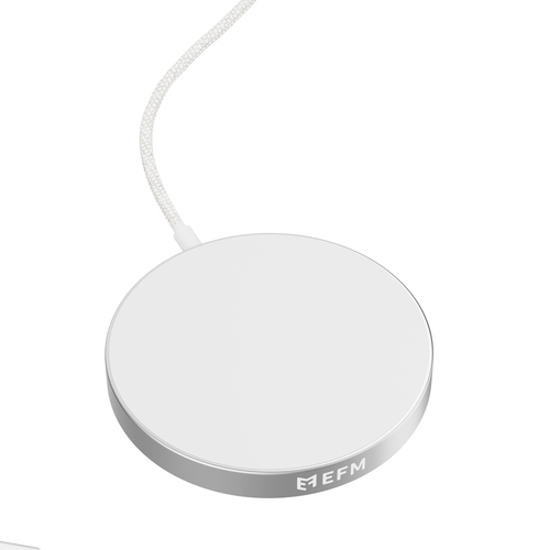 EFM Qi2 15W Wireless Mobile Phone Charging Pad -  White