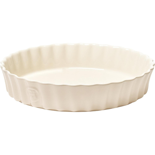 Emile Henry 29cm Ceramic Deep Tart Baking Dish Clay