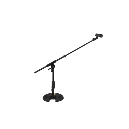 Hercules Low Profile Short Boom Microphone Stand - Black