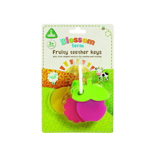 ELC Blossom Farm Teether Fruit Keys Toy 0m+