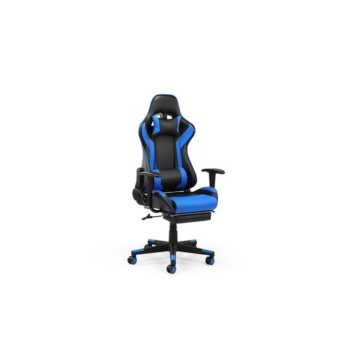 Ergolux 135cm Gaming Chair Computer Office Seat Blue Online KG