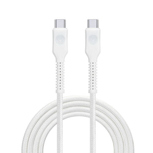 Bonelk Long-Life Easy Grip USB-C Male Charging Cable 240W - 1.5m White