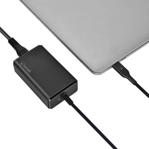 Bonelk Long-Life 65W PD USB-C Desktop Charger For MacBook - Black