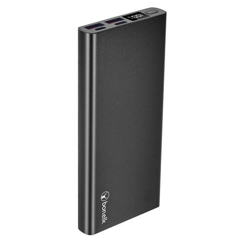 Bonelk Eco Series 10000mAh Slim Power Bank PD20W/QC18W - Black