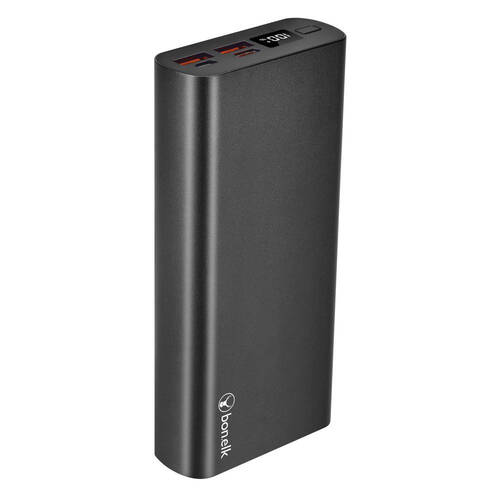 Bonelk Eco Series 20000mAh Slim Power Bank PD20W/QC 18W - Black