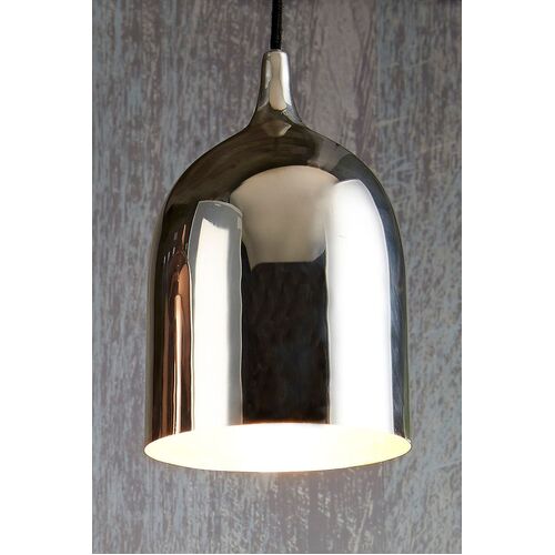 Belle Lumi-R Brass Ceiling Pendant Light Hanging Lamp 27cm Silver