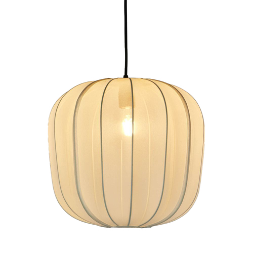 Belle Pumking Chiffon Shade 38cm For Ceiling Pendant Light Medium - Ivory