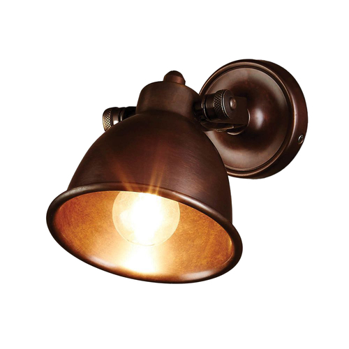 Belle Phoenix Indoor Wall Light Fixture 14.5cm - Dark Brass