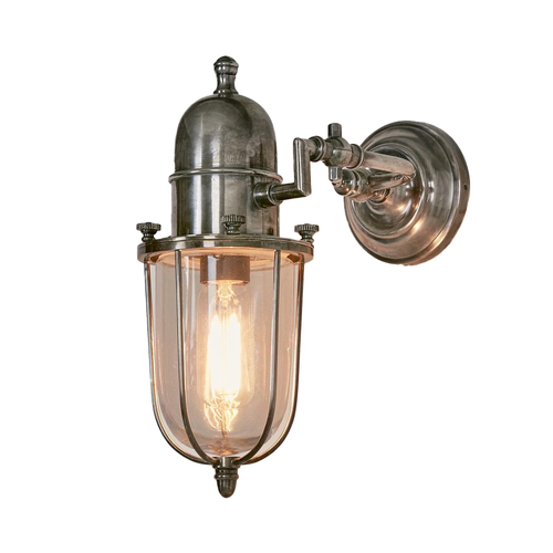 Belle Chapel Outdoor Wall Light Fixture 21cm - Silver