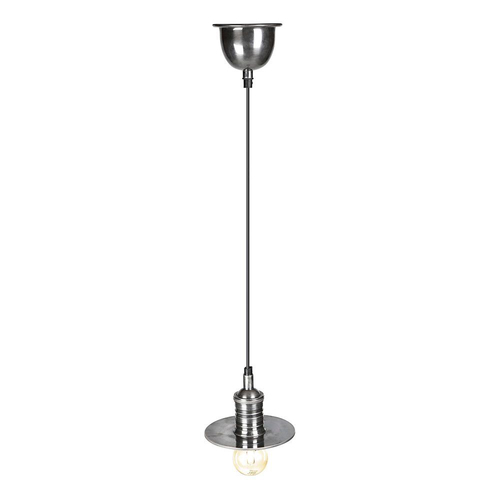 Belle Bistino Brass Ceiling Pendant Light Small 14cm - Silver