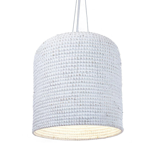 Belle Lombok Rattam Ceiling Pendant Light 44cm - Cream