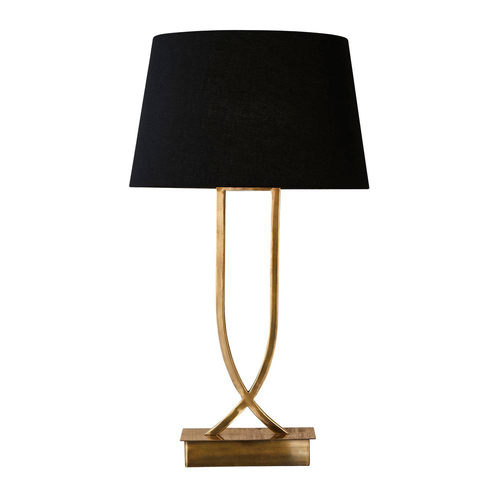 Belle Southern Cross Table Lamp w/ Base 60cm - Antique Brass