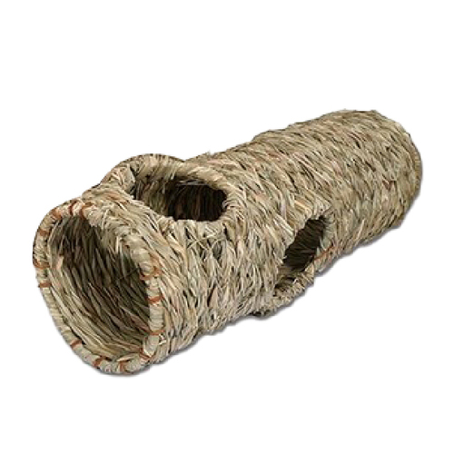 Rosewood 50cm Woven Hamster Mice/Gerbils Pet Play Tunnel Chew Toy Medium Natural