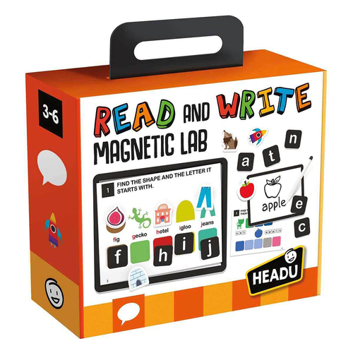 Headu Read & Write Magnetic Lab Kids Educational Activity Kit 3-6y