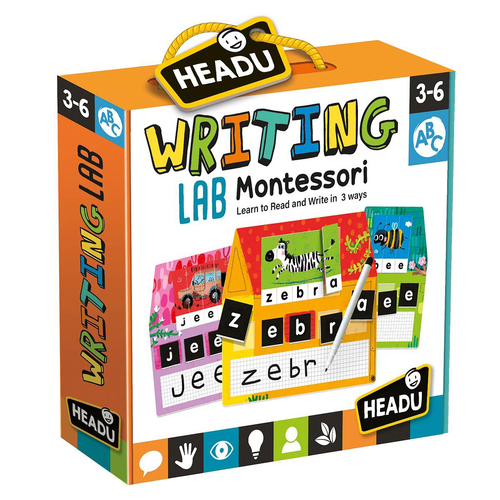 Headu Montessori Writing Lab Kids Activity Kit 3-6y