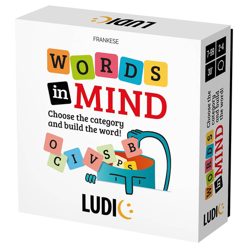 Ludic Words in Mind Cards Game Tiles w/ Marker 7y+