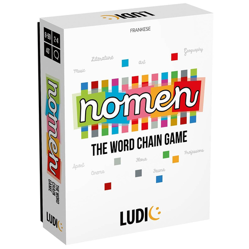 Ludic Nomen The Word Chain Game Activity Cards w/ Spinner 8y+