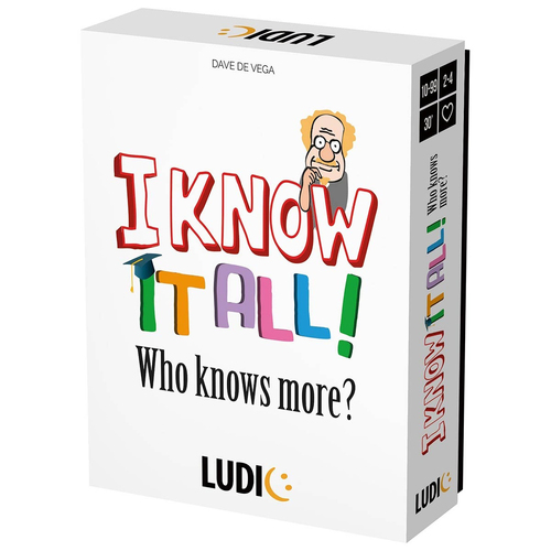 Ludic I Know It All Knowledge Cards Fun Party Game Kids 10y+