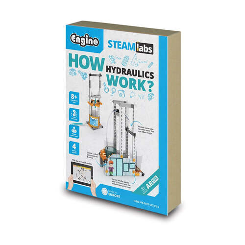 Engino STEAM Labs How Hydraulics Work Kids Learning Toy 8y+