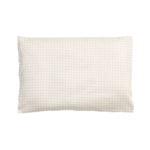 Ergopouch Organic Toddler Pillow & Case 0.3 TOG - Caramel Grid