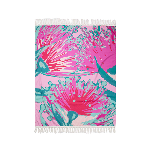 Rayell All in Bloom Light 130x170cm Canvas Throw Blanket