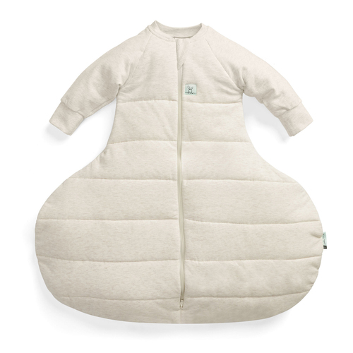 ErgoPouch Jersey Bag Long Sleeve TOG 3.5 Size 3-12 Months - Oatmeal Marle
