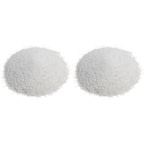 2PK Show Master Natural Fine Aussie Aquarium Gravel Sand 5kg - White