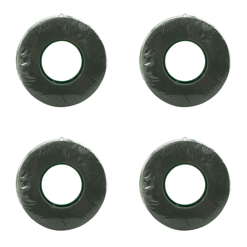 4PK Belle Foam Wet Ring Round 20cm Florla Party Decor - Green