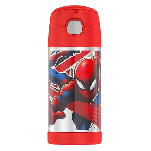 Thermos 355ml Funtainer Vacuum Insulated Drink Bottle Spiderman