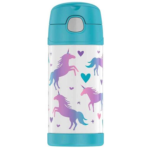 Thermos 355ml Funtainer Vacuum Insulated Drink Bottle Unicorn