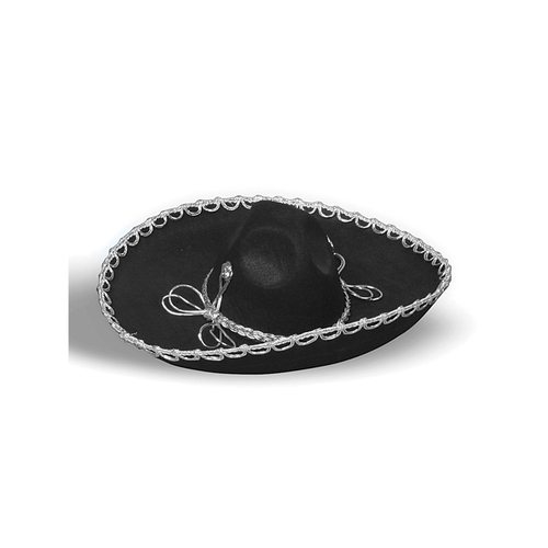 Rubies Mexican Sombrero Hat Adult/Boys Costume Party Accessory Black