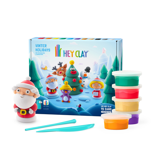 Hey Clay Winter Holidays 15 cans Kids/Childrens Toy 3+