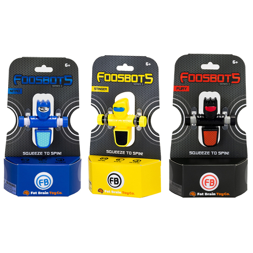 Foosbots Series 3- Nitro navy/yellow/black Kids/Childrens Play Toy Set 6+