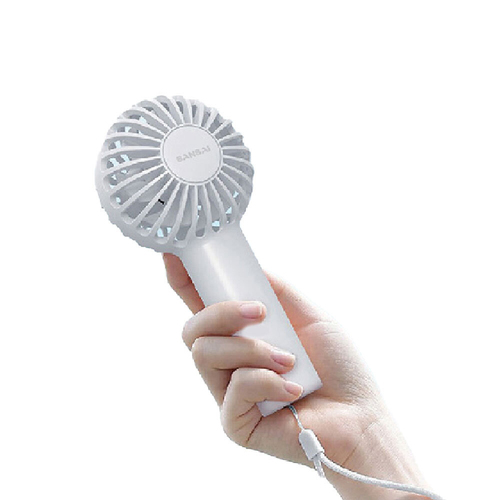 Sansai 3W Mini Portable Fan w/ Desk Stand 6x14cm - White