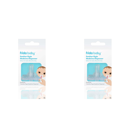 2PK Frida Baby/Infant Toddler Soother Style Medicine Dispenser