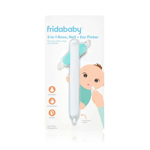 Frida Baby/Infant 3-in-1 Nose Nail & Ear Picker - White